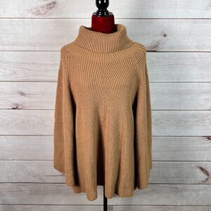 Anthropologie Sweater Tunic Kimono Sleeve Turtleneck